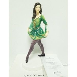 Royal Doulton Irish Celtic Dance HN5569 Limited Edition Rare Signed # 11…